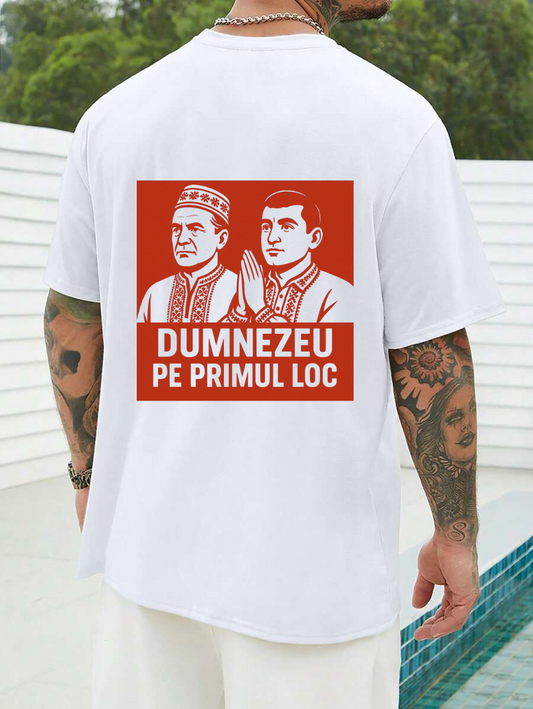 Tricou "Dumnezeu pe primul loc " Bărbați