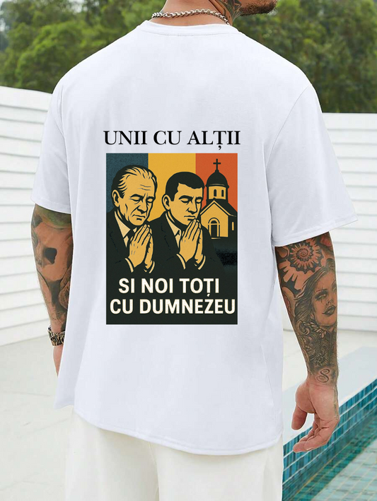 Tricou „Noi toti cu Dumnezeu” Bărbați